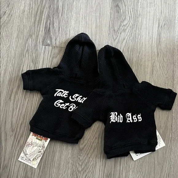 Black Graphic Hoodies for Pets bundle - Picture 1 of 3